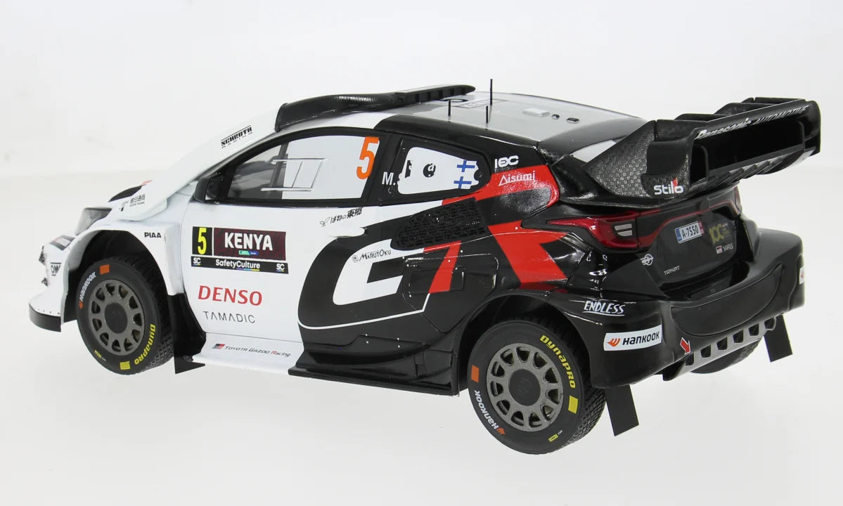 IXO 1:18 Diecast Model Car - Toyota GR Yaris Rally1, Safari Rallye Kenia, 2025, #5, S.Pajari/M.Salminen - IXO18RMC246.22