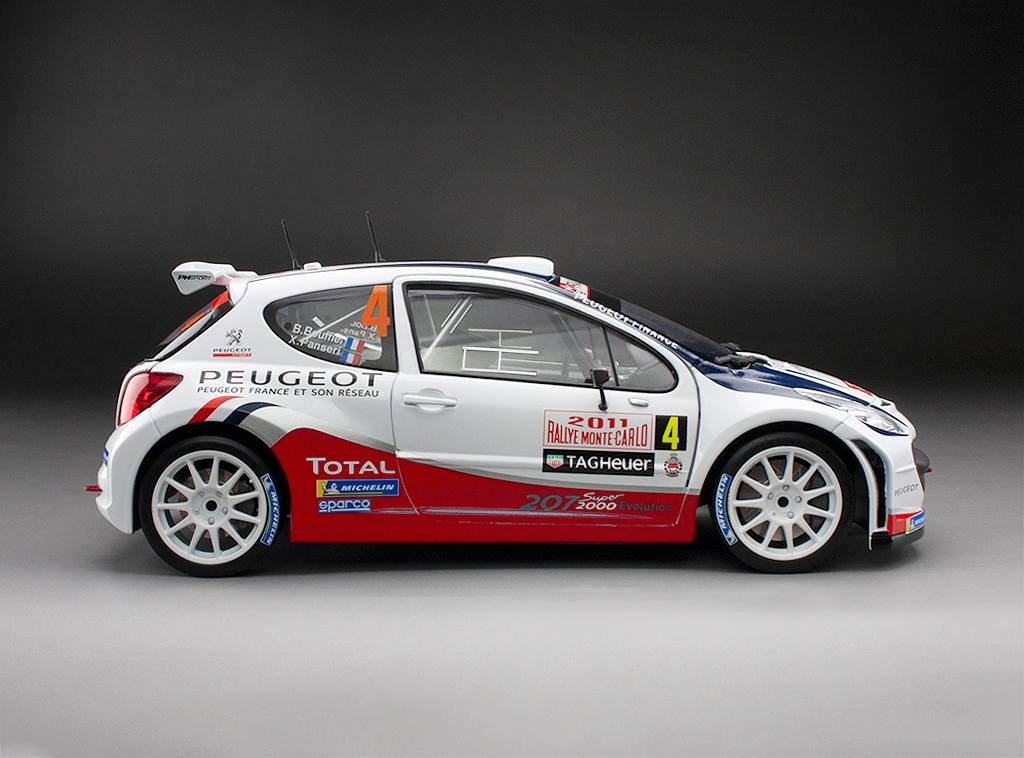 Sunstar 1:18 Peugeot 207 S2000 - #2 P.Solberg /C.Patterson -  Rallye Automobile Monte- Carlo 2011 (limited edition  999pcs)