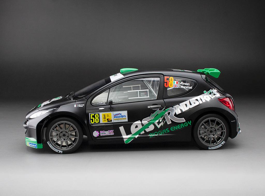 Sunstar 1:18 Peugeot 207 S2000 - #58 C.Breen /S.Marshall - Monza Rally Show 2013 (limited edition 999pcs)