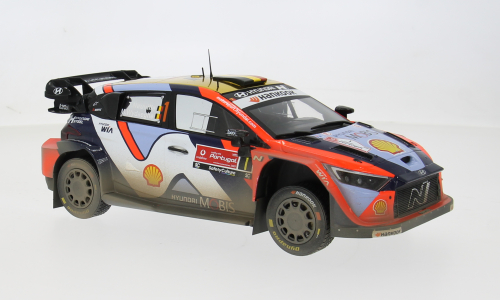 IXO 1:18 Diecast Model Car - Hyundai i20 N Rally1, Rally Portugal, 2025, #1, T.Neuville/M.Wydaeghe - IXO18RMC251B.22