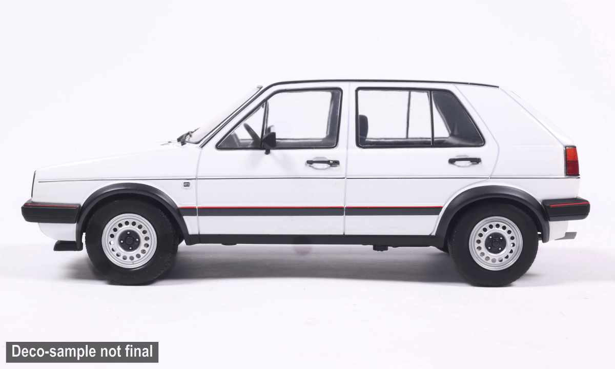 MCG 1:18 Scale Diecast - 1983 VW Golf II GTI, White - MCG18678