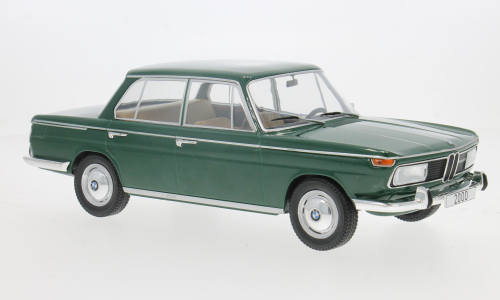 MCG 1:18 Scale Diecast Model Car - 1966 BMW 2000 (Typ 121), Green - MCG18542