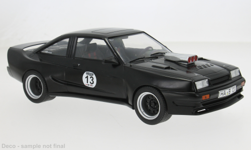 MCG 1:18 Diecast - 1991 Opel Manta B Mattig "Manta Mania", Black - MCG18844