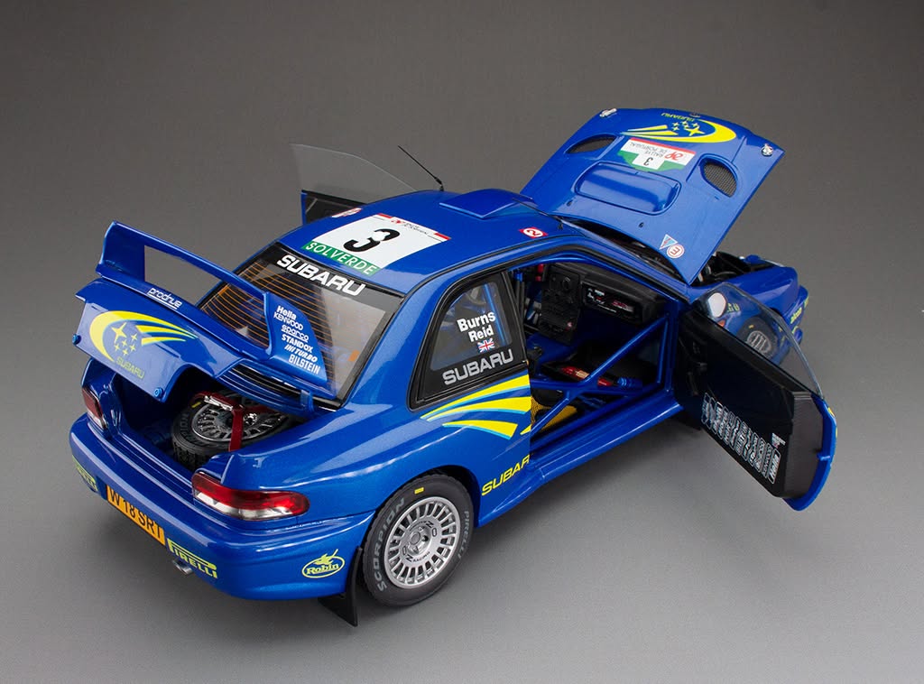 Sunstar 1:18, 5751 Subaru Impreza S6 WRC ‘00 #3 R. Burns / R.Reid - Winner TAP Rallye de Portugal 2000