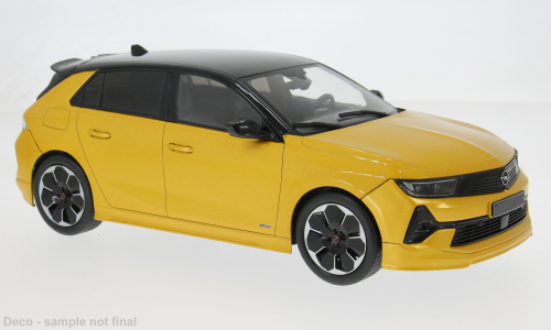 MCG 1:18 Scale Diecast - 2023 Opel Astra L, Yellow - MCG18512