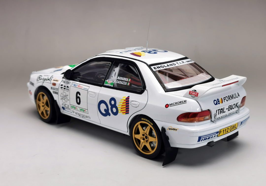 Sunstar 1:18 Diecast - Subaru Impreza 555 – #6 A.Navarra / R.Casazza – Winner Rally Il Ciocco 1998 - 5513