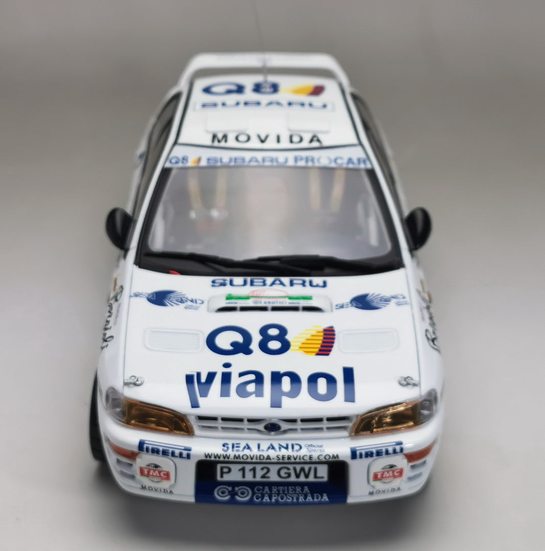 Sunstar 1:18 Diecast - Subaru Impreza 555 – #6 A.Navarra / R.Casazza – Winner Rally Il Ciocco 1998 - 5513
