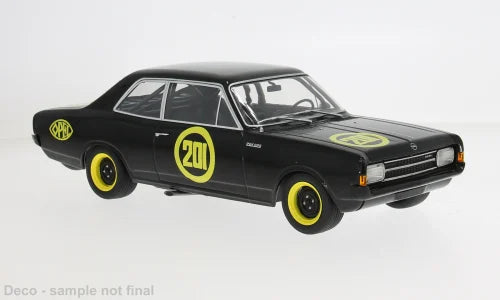 MCG 1:18 Scale Diecast - 1967 Opel Rekord C, Black - MCG18560
