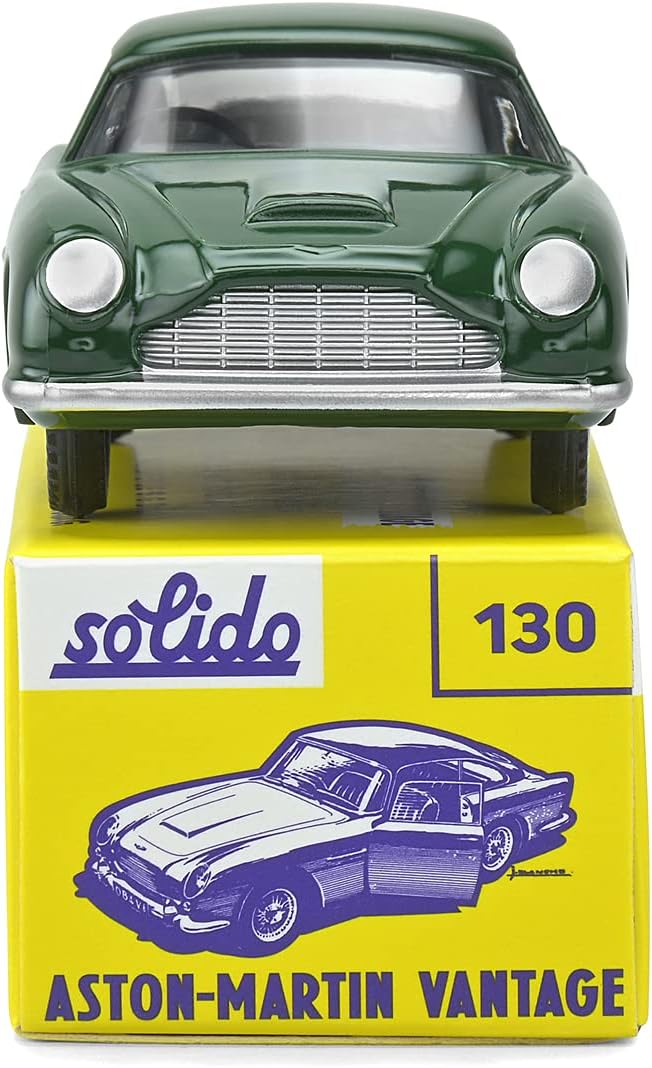 1:43 Aston Martin DB5 Vantage Club Solido Vintage Packaging by Solido in Green