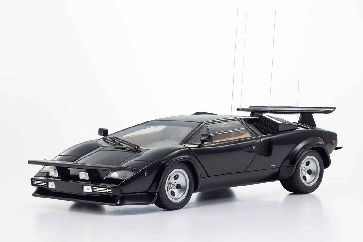 Kyosho Diecast - 1:18 Lamborghini Countach LP400S The Cannonball Run - Black - KS08320BKCR