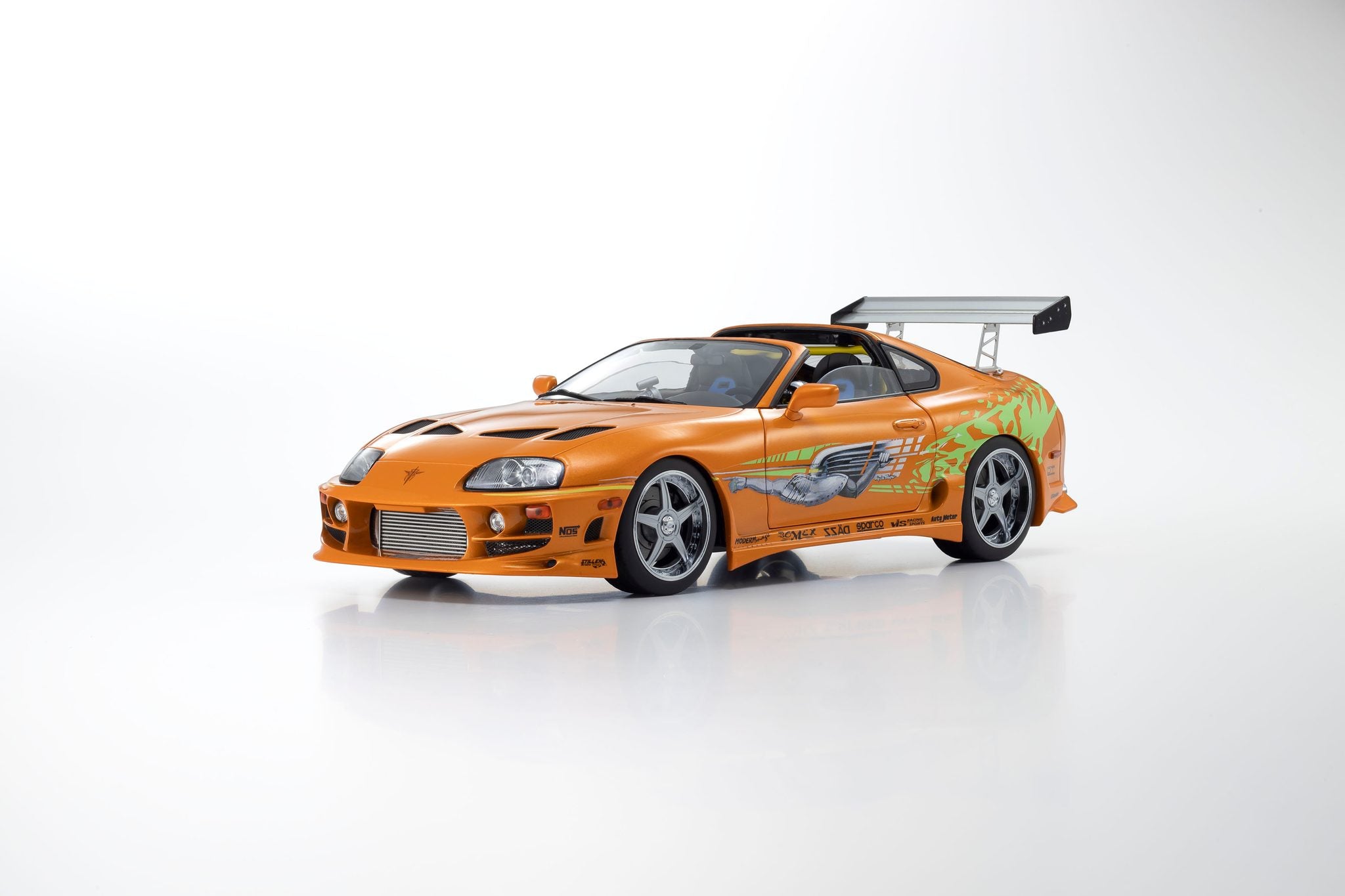 KYOSHO ダイキャストカー 1:18スケール Kyosho Diecast - 1:18 Toyota Supra Turbo Fast & Furious Orange Pearl -