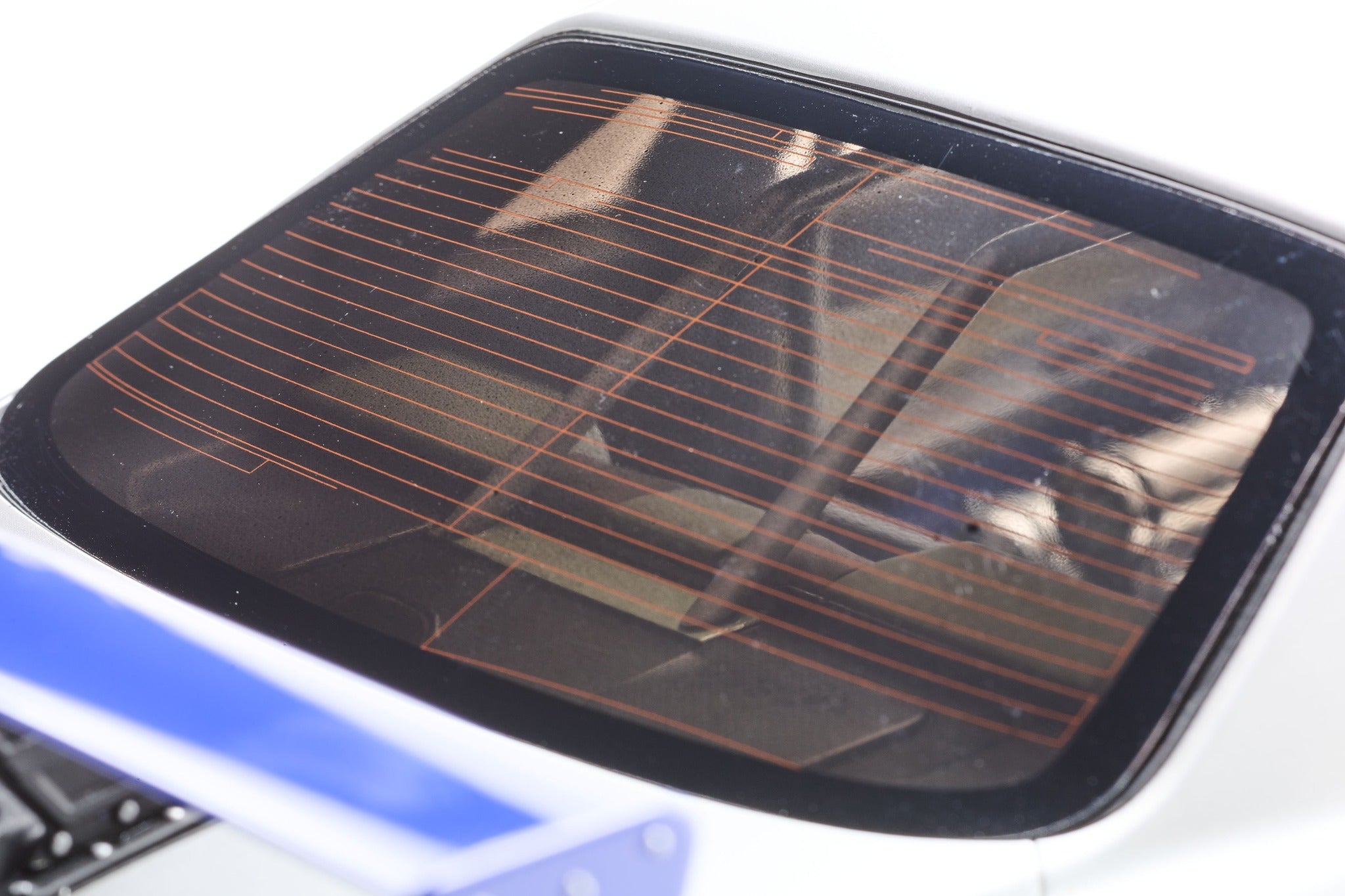 Kyosho Resin - 1:12 Nissan Skyline R34 GT-R 2001 "Fast & Furious" Silver/Blue Stripes - KSR12007A