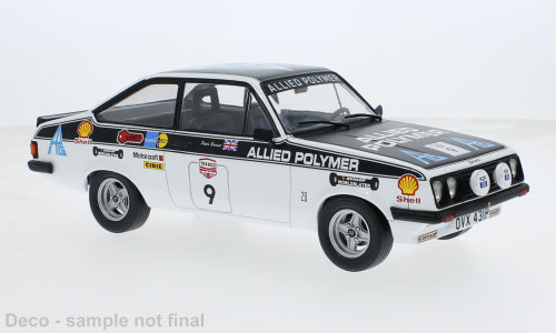 MCG 1:18 Scale Diecast MCG 1:18 Scale Diecast Ford Escort MK II RS 2000, FIA World Rally Championship, Tour of Great Britain, 1977, #9, - MCG18437R