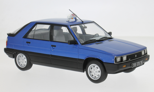 MCG 1:18 Diecast - 1985 Renault 11 GTL Taxi, Blue - MCG18833