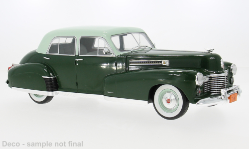 MCG 1:18 Diecast - 1941 Cadillac Fleetwood Series 60 Special Sedan, 2 Tone Green - MCG18657