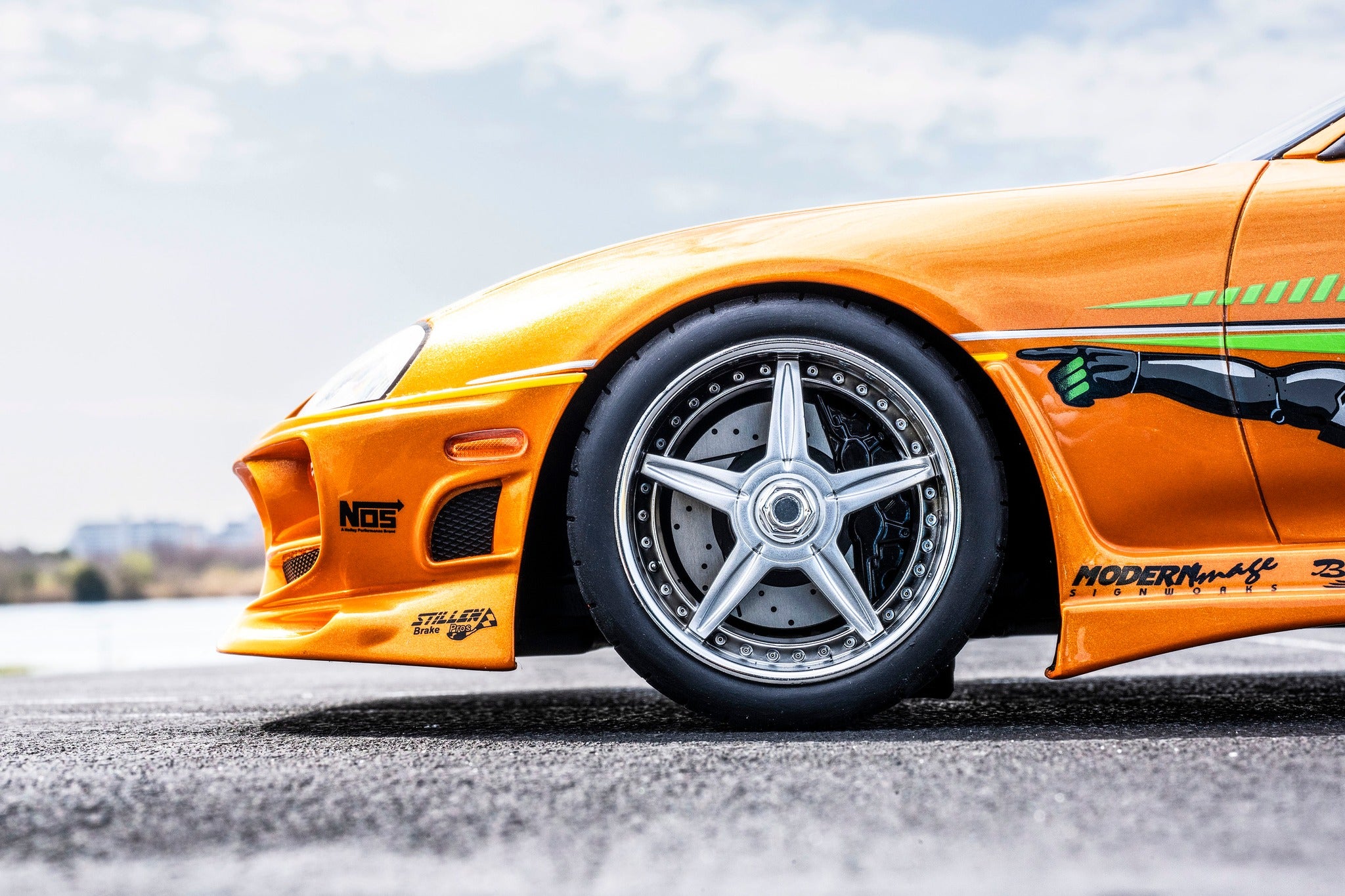 Kyosho Resin - 1:12 Toyota Supra Turbo "Fast & Furious" Orange - KSR12009A