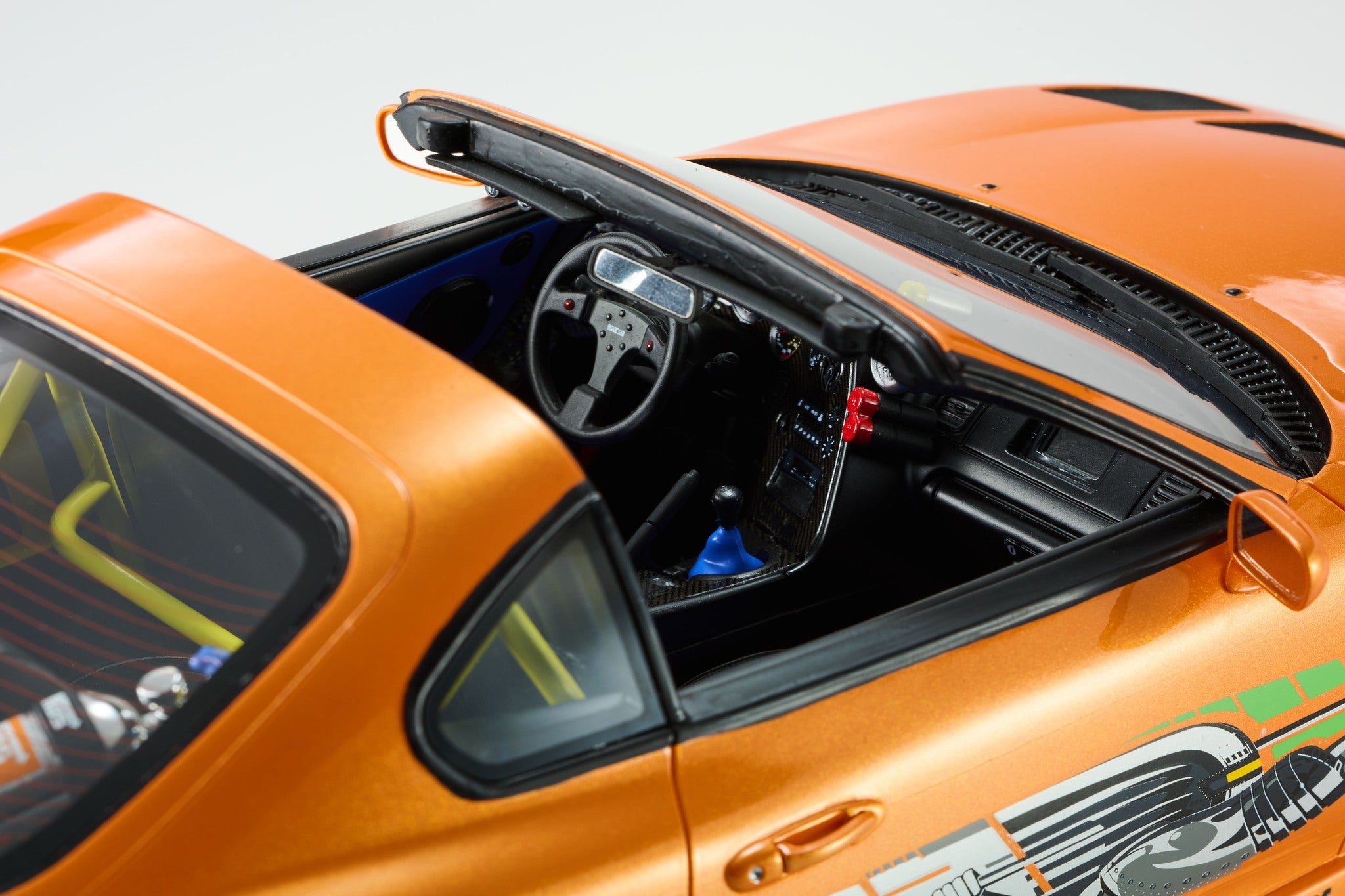 Kyosho Resin - 1:12 Toyota Supra Turbo "Fast & Furious" Orange - KSR12009A