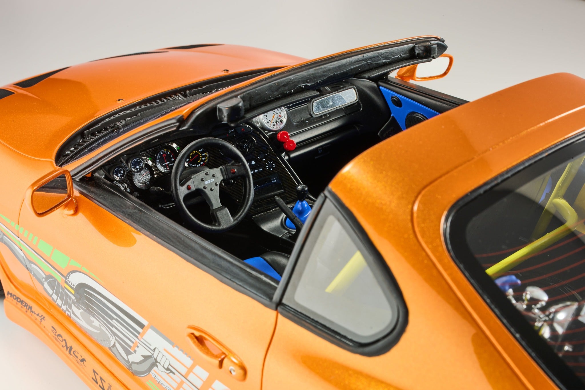 Kyosho Resin - 1:12 Toyota Supra Turbo "Fast & Furious" Orange - KSR12009A