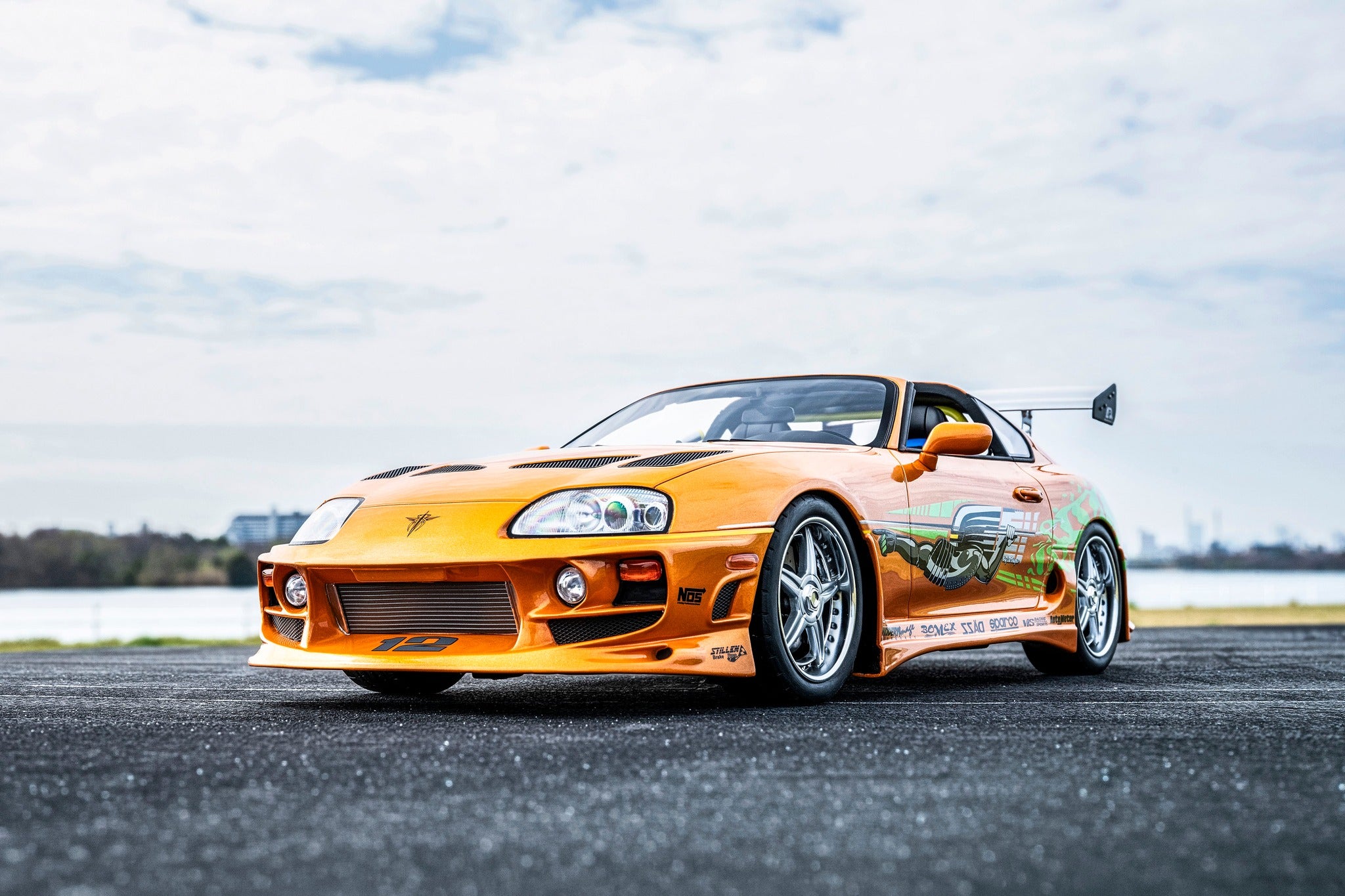 Kyosho Resin - 1:12 Toyota Supra Turbo "Fast & Furious" Orange - KSR12009A