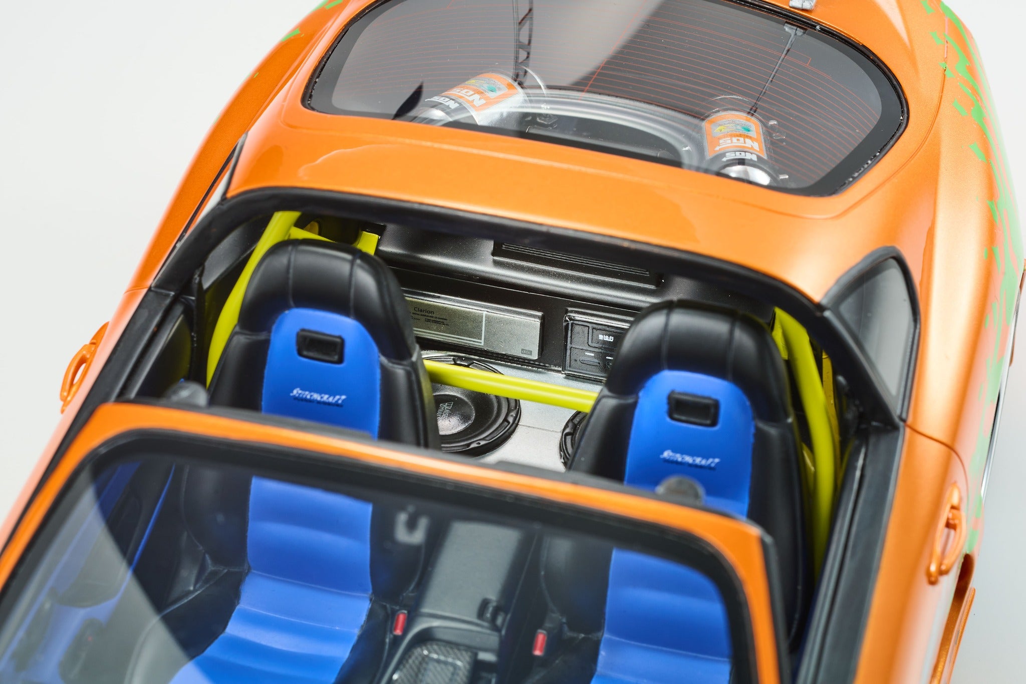 Kyosho Resin - 1:12 Toyota Supra Turbo "Fast & Furious" Orange - KSR12009A
