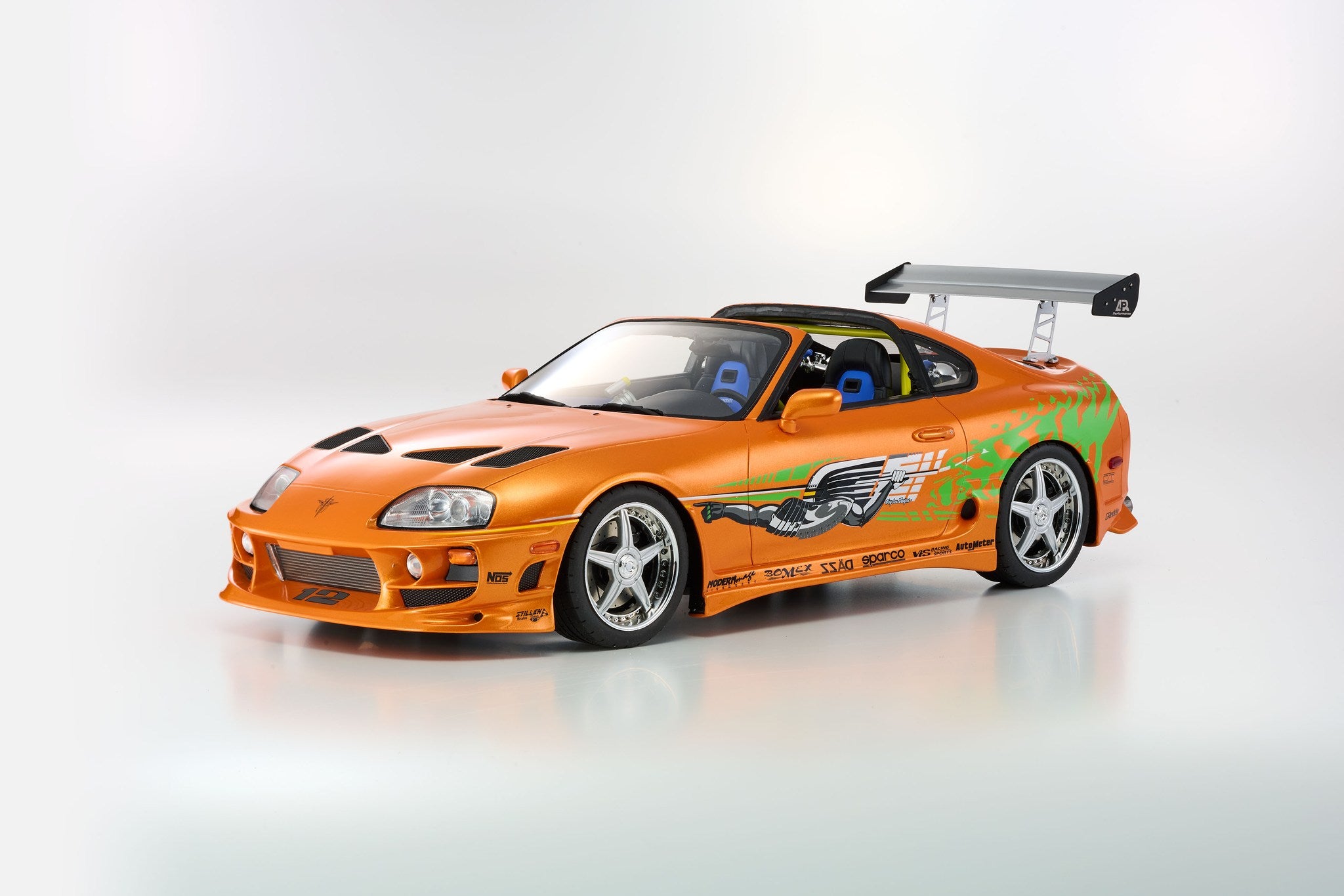 Kyosho Resin - 1:12 Toyota Supra Turbo "Fast & Furious" Orange - KSR12009A