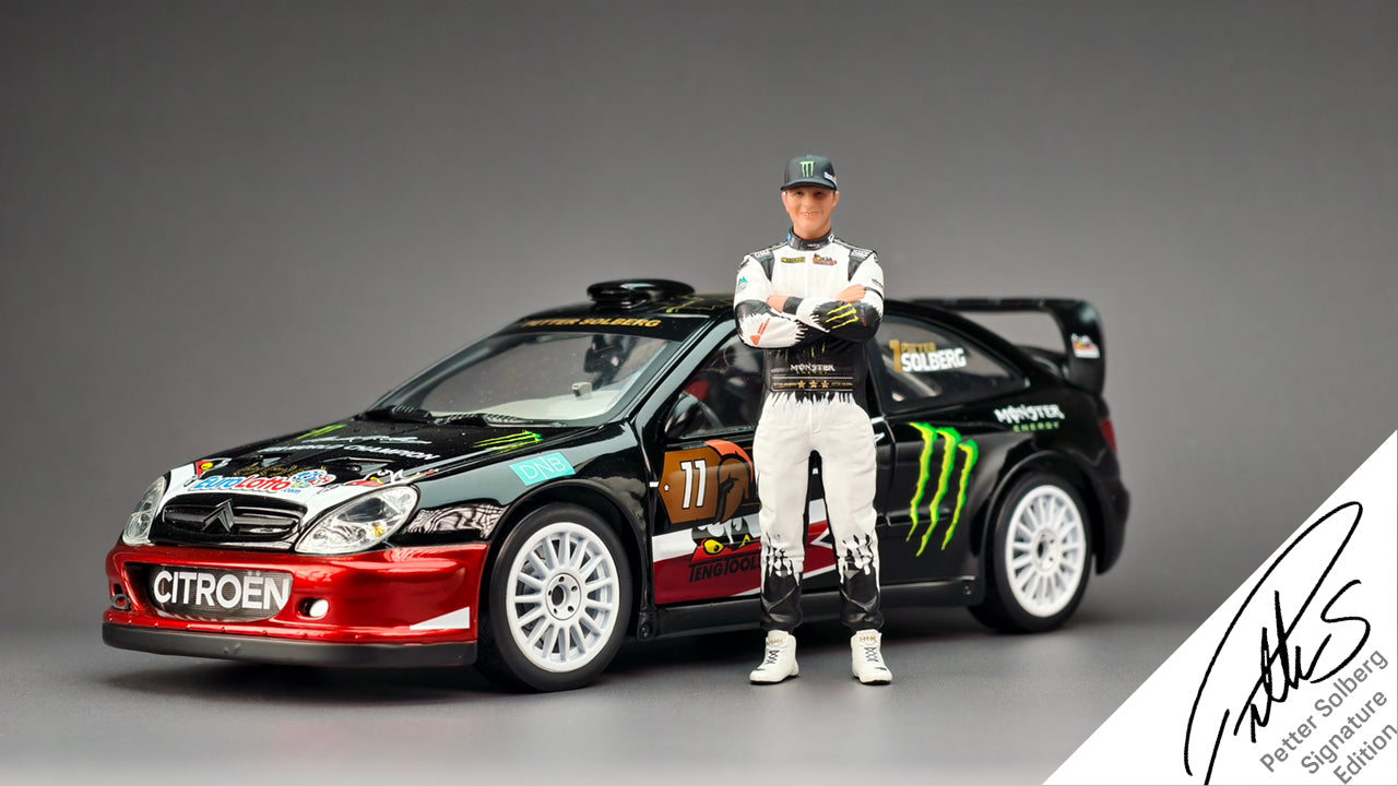 SUNSTAR 1:18 Scale - Citroen Xsara WRC #11 P.Solberg Gymkhana Grid 2016 w/Figure (Limited Edition 999pcs) - 4475F