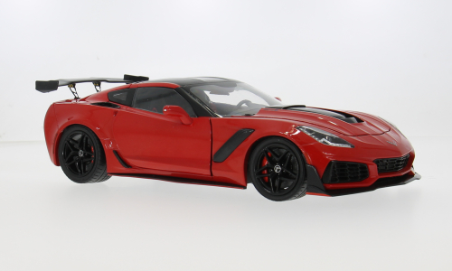 IXO 1:18 Diecast - 2019 Chevrolet Corvette C7 ZR1, Red - IXO18RDC243-FO