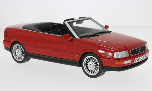 MCG 1:18 Scale Diecast -  1991 Audi 80 Cabriolet, Red - MCG181224