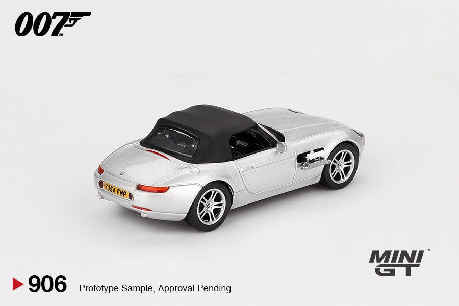 Mini GT 1:64 BMW Z8 James Bond 007 The World is Not Enough, English LHD - BLISTER PACKAGING - MGT00906-007E