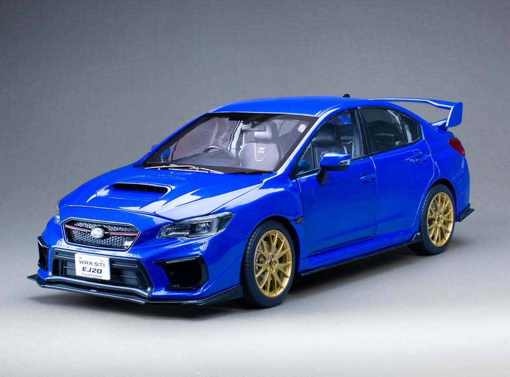 Sunstar 1:18 - Subaru WRX STI EJ20 Final Edition - WB Blue Pearl - 5558