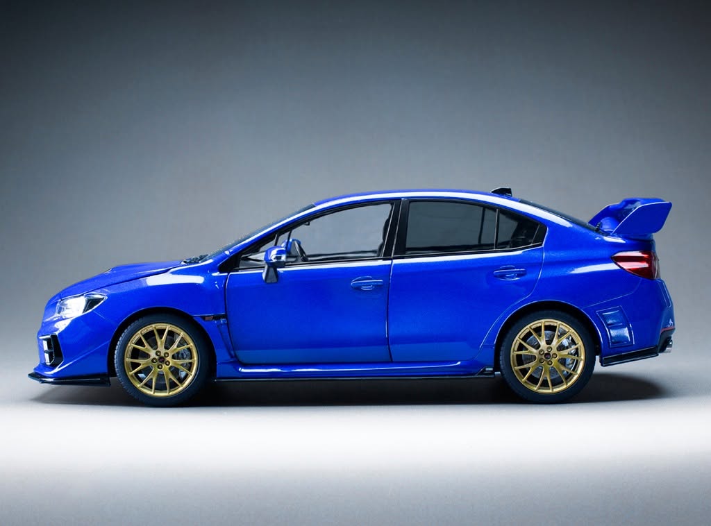 Sunstar 1:18 - Subaru WRX STI EJ20 Final Edition - WB Blue Pearl - 5558