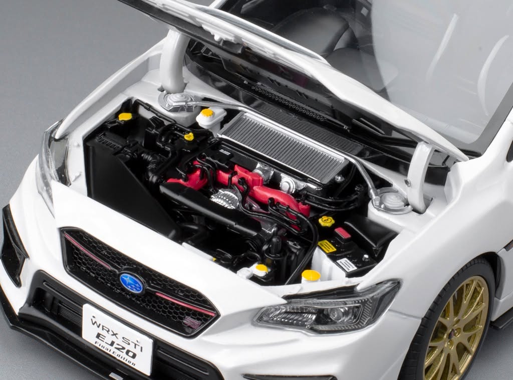 Sunstar 1:18 - Subaru WRX STI EJ20 Final Edition - Crystal White Pearl - 5559