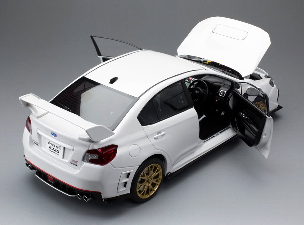 Sunstar 1:18 - Subaru WRX STI EJ20 Final Edition - Crystal White Pearl - 5559