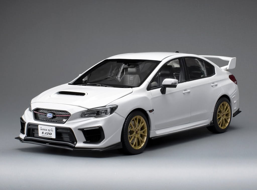 Sunstar 1:18 - Subaru WRX STI EJ20 Final Edition - Crystal White Pearl - 5559