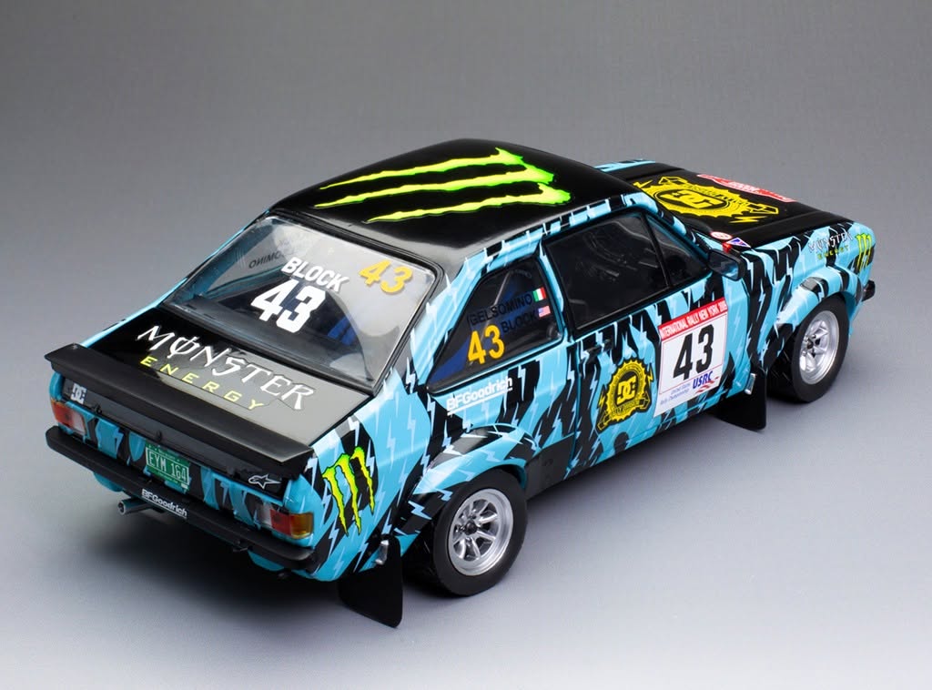 SUNSTAR 1:18 Scale Ford Escort Mk2 RS 1800 NO.43 - Ken Block A. Gelsomino Rally New York 2009 - 4865