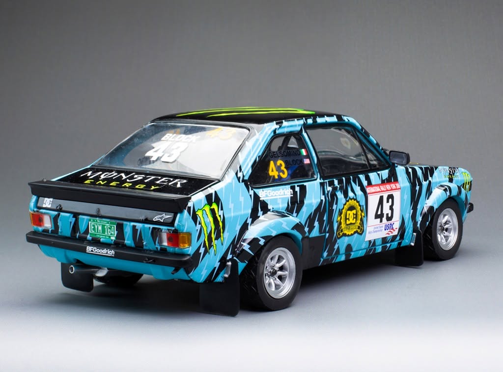 SUNSTAR 1:18 Scale Ford Escort Mk2 RS 1800 NO.43 - Ken Block A. Gelsomino Rally New York 2009 - 4865