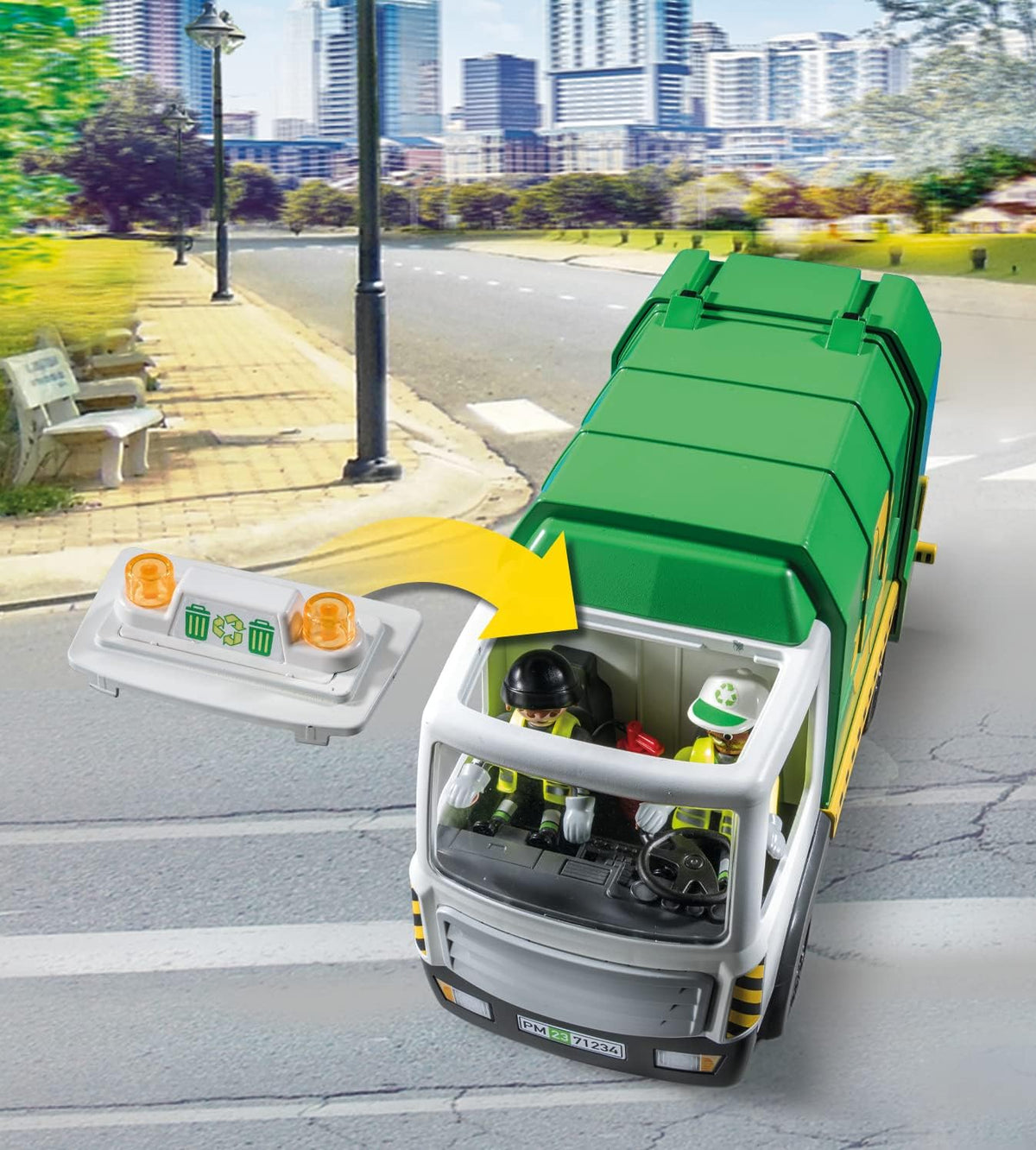 Playmobil City Life Recycling Truck - 71234