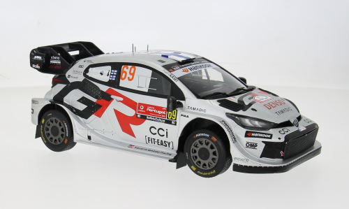 IXO 1:18 Diecast - Toyota GR Yaris Rally1, Rally Portugal, 2025, #69, K.Rovanperä/J.Halttunen - IXO18RMC250B.22
