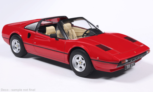 MCG 1:18 Scale Diecast - 1977 Ferrari 308 GTS, Red - MCG18171