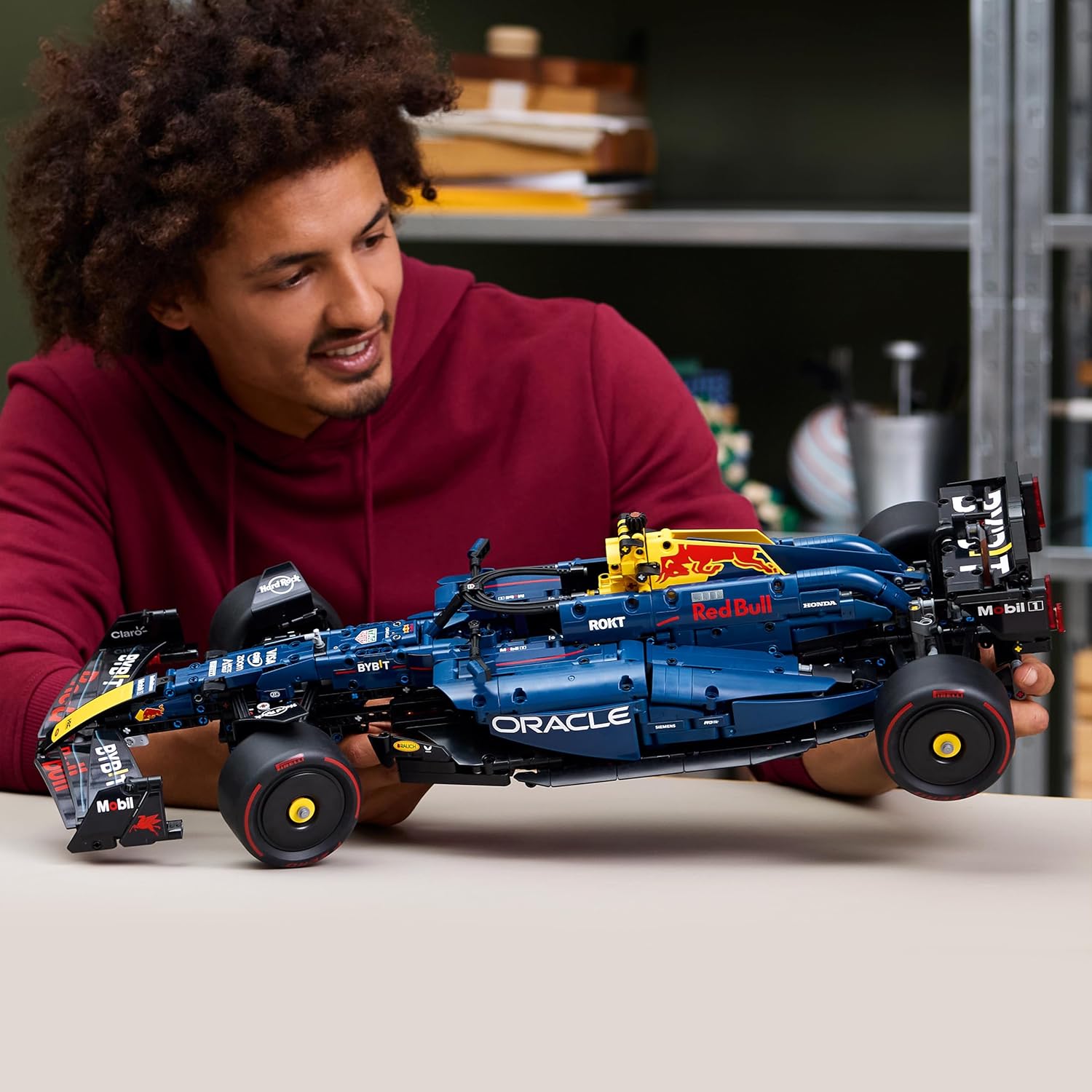 LEGO Technic Oracle Red Bull Racing RB20 F1 Car Model Kit, 1639 Pieces - Age 1+ - 42206