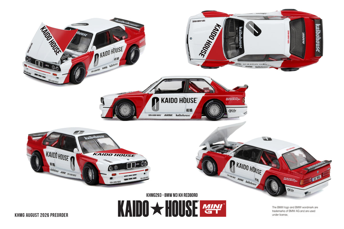 Mini GT 1:64 Kaido House - BMW M3 KH REDBORO - KHMG293
