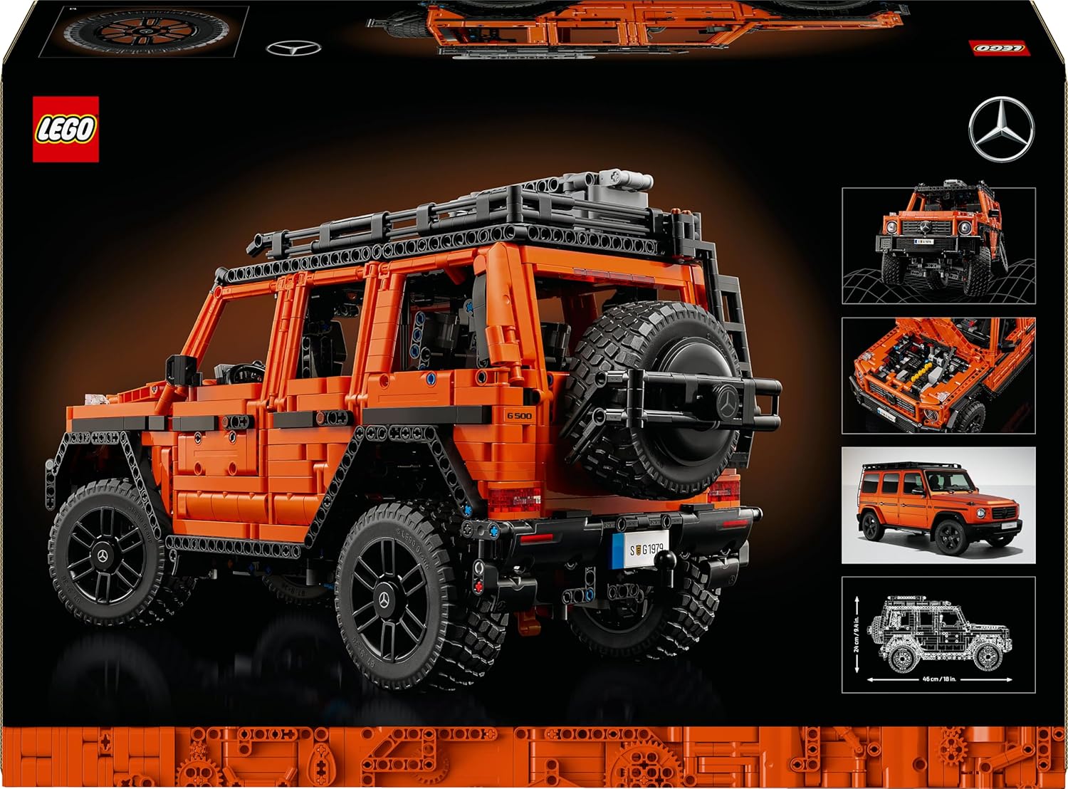 LEGO Technic -  Mercedes-Benz G500 Professional 4x4 , Orange - (Age 18+) - 42177