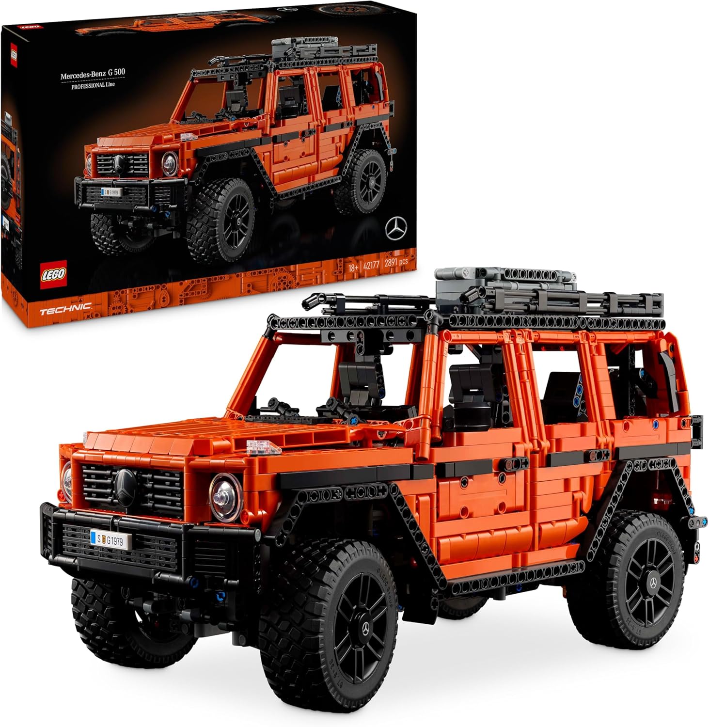 LEGO Technic -  Mercedes-Benz G500 Professional 4x4 , Orange - (Age 18+) - 42177