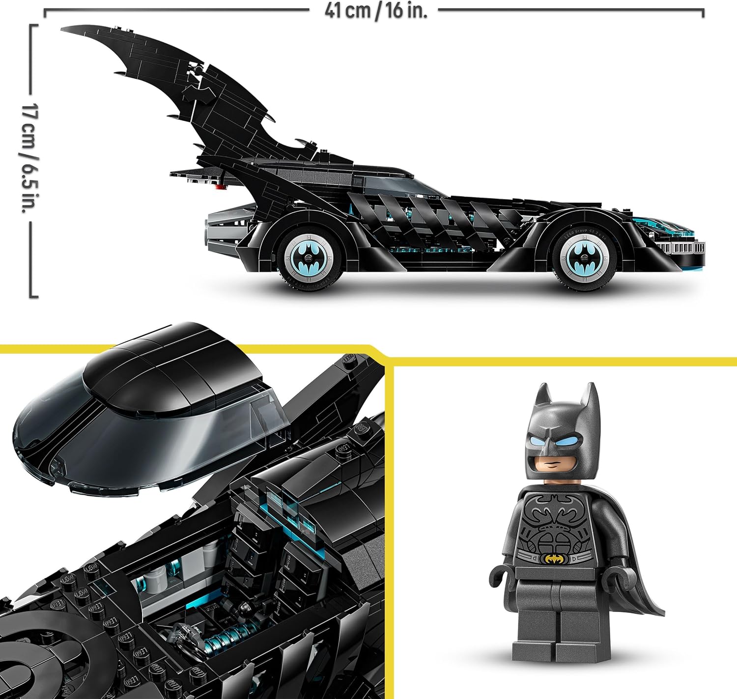 LEGO Batman Forever Batmobile, 909 Pieces - Age 12+ - 76304