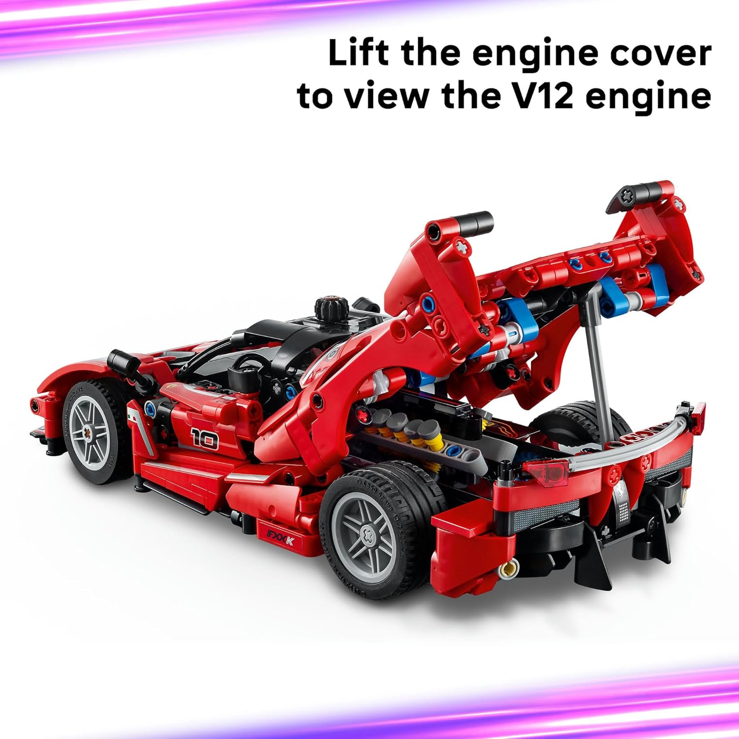 LEGO Technic Ferrari FXX K, 897 Pieces - Age 10+ - 42212