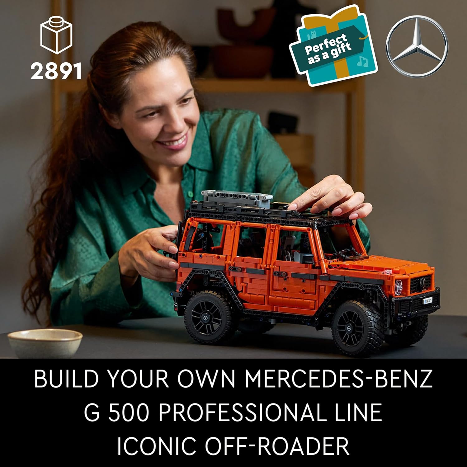 LEGO Technic -  Mercedes-Benz G500 Professional 4x4 , Orange - (Age 18+) - 42177