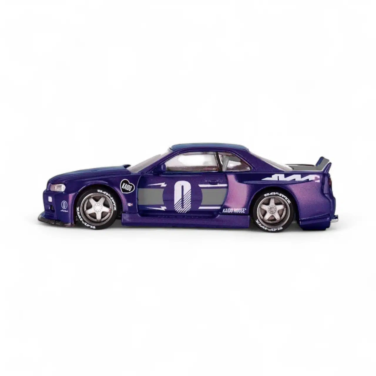 Mini Gt Kaido House 1:64 Nissan SKYLINE GT-R (R34) KAIDO RACING FACTORY V2 - KHMG240