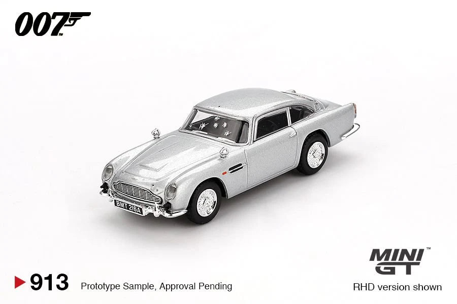 Mini GT 1:64 Aston Martin DB5 James Bond 007 SKYFALL English RHD - BLISTER PACKAGING - MGT00913-007E