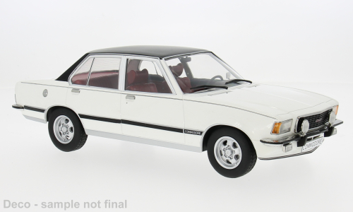 MCG 1:18 Scale Diecast - 1972 Opel Commodore, White - MCG18564