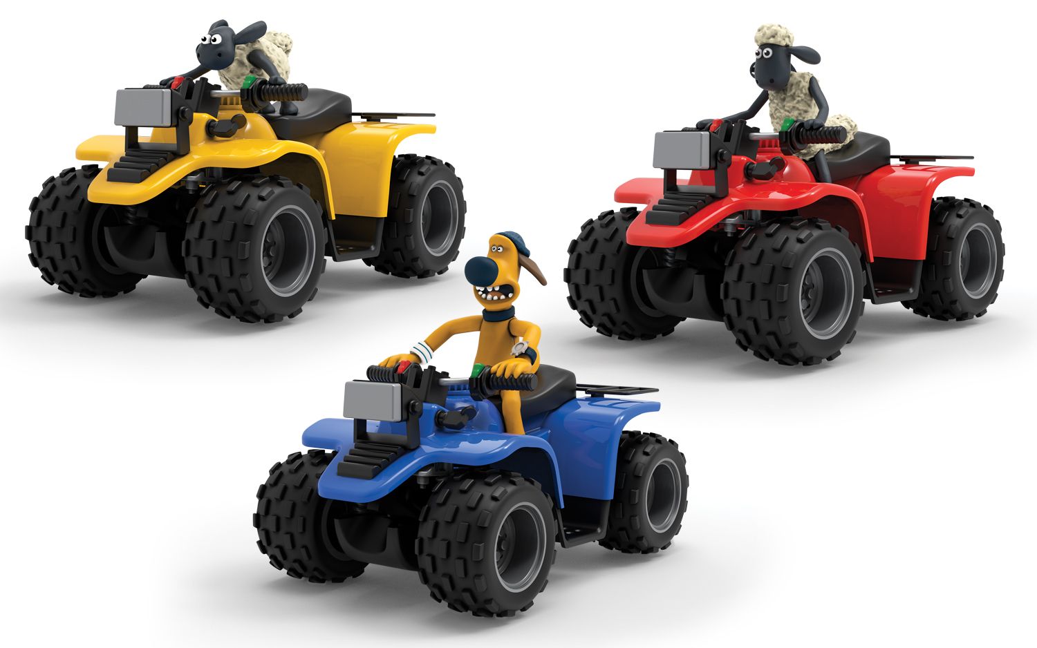 CORGI 1:43 - Shaun the Sheep Quad Bike Collection - BUNDLEC30
